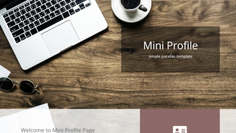 Шаблон Mini Profile 2023 – скачайте бесплатно
